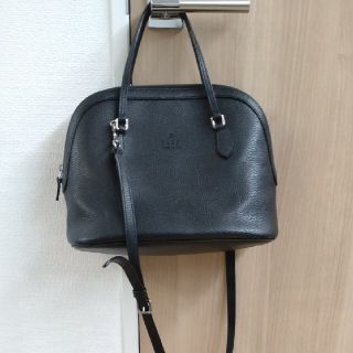 グッチ(Gucci)のGUCCI　ハンドバッグ　ブラック(ハンドバッグ)