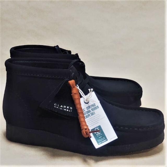 クラークス CLARKS ワラビーブーツ UKモデル ブラック UK7.5新着！