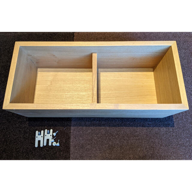 MUJI (無印良品)(ムジルシリョウヒン)の無印　壁につけられる家具箱　44cm 1個 インテリア/住まい/日用品の収納家具(その他)の商品写真