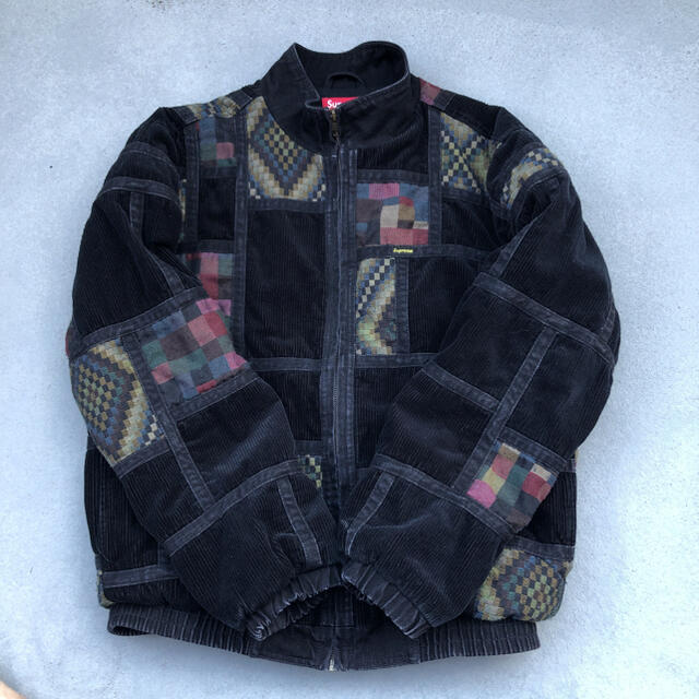 Corduroy Patchwork Denim Jacket XL