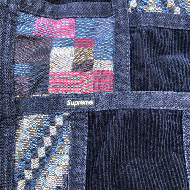 SUPREME Corduroy Patchwork Denim Jacket