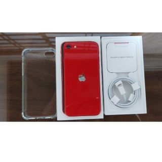 アイフォーン(iPhone)のiPhone SE 第2世代 (SE2) レッド 64GB SIMフリー(スマートフォン本体)