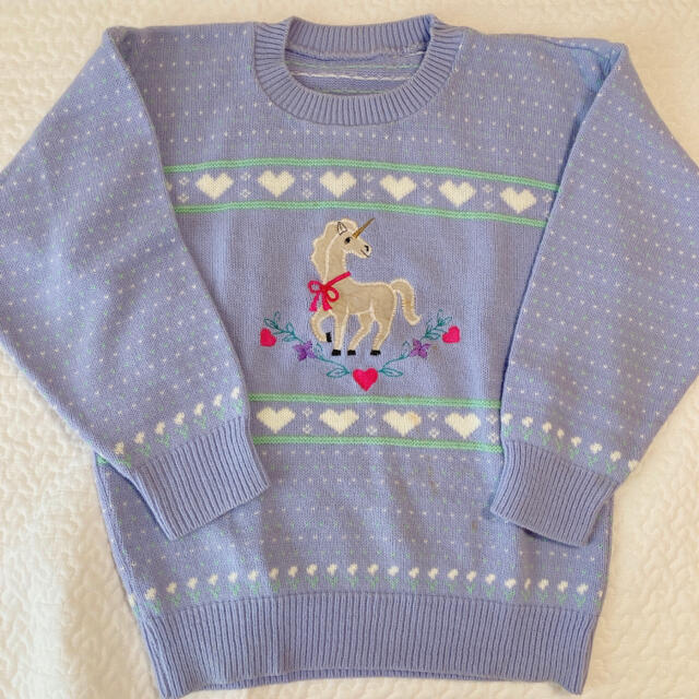 Spank!(スパンク)のused♡Fancy Unicorn Design Sweater レディースのトップス(ニット/セーター)の商品写真