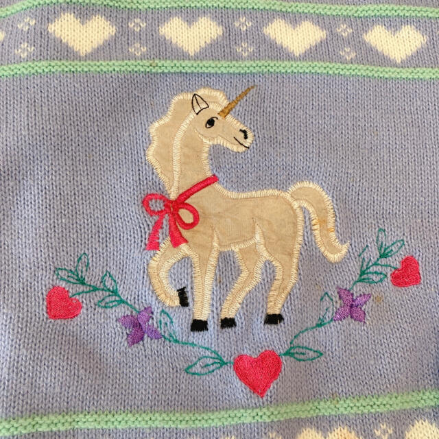 Spank!(スパンク)のused♡Fancy Unicorn Design Sweater レディースのトップス(ニット/セーター)の商品写真