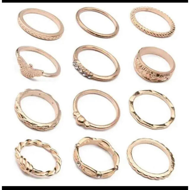 ゴールド 指輪 レディースアクセサリー レディースのアクセサリー(リング(指輪))の商品写真