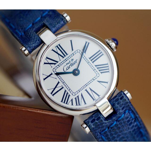Cartier - 美品 カルティエ マスト ヴァンドーム オパラン シルバー ローマン SM