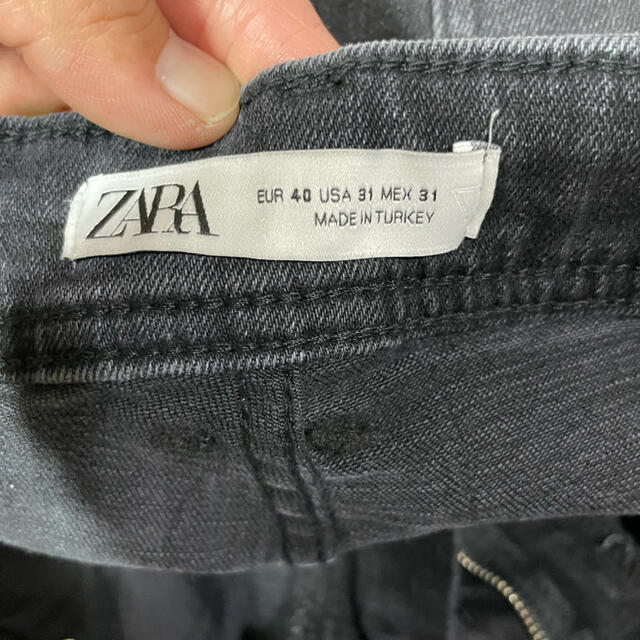 ZARA ブラックストレッチスキニーデニム　31インチ 1