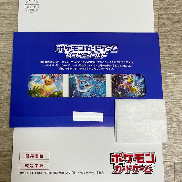 ポケモン - 夏ポケカ 新品未開封 スペシャルアート プロモカード3枚