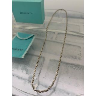 ヴィンテージティファニー TIFFANY コンビ　ロープ　ロング　ネックレス