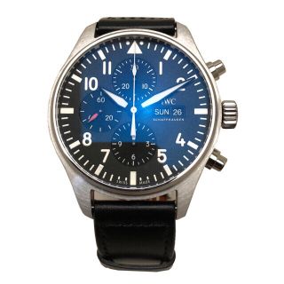 インターナショナルウォッチカンパニー(IWC)の中古品 IWC パイロットウォッチ クロノグラフ 377709 自動巻(腕時計(アナログ))