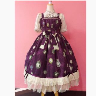 メタモルフォーゼタンドゥフィーユ(metamorphose temps de fille)の新品★メタモルフォーゼ vintage cameo ミディアムジャンパースカート(ロングワンピース/マキシワンピース)