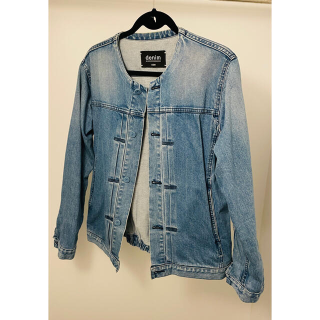 Lee(リー)の【ロナルド様専用】KURO/COLLARLESS DENIM JACKET メンズのジャケット/アウター(Gジャン/デニムジャケット)の商品写真