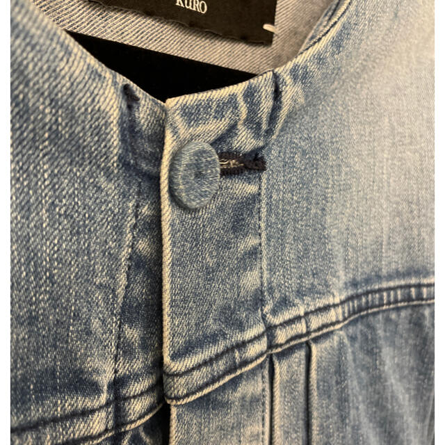 Lee(リー)の【ロナルド様専用】KURO/COLLARLESS DENIM JACKET メンズのジャケット/アウター(Gジャン/デニムジャケット)の商品写真