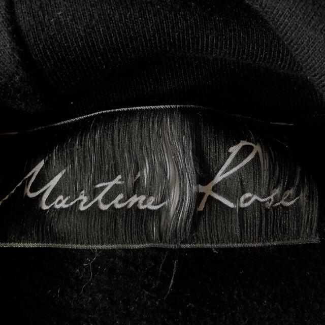 MARTINE ROSE Twist Parker black M メンズのトップス(パーカー)の商品写真