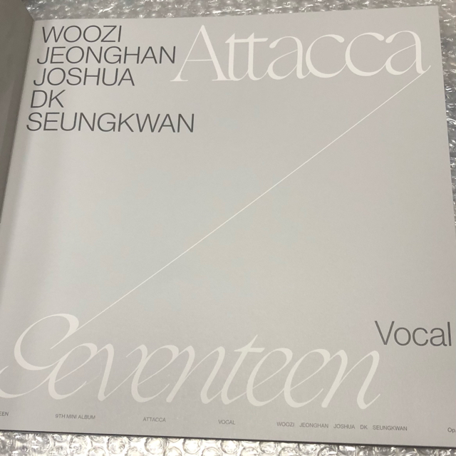 SEVENTEEN(セブンティーン)のSEVENTEEN Attacca Op.2 ジョンハン セット エンタメ/ホビーのCD(K-POP/アジア)の商品写真