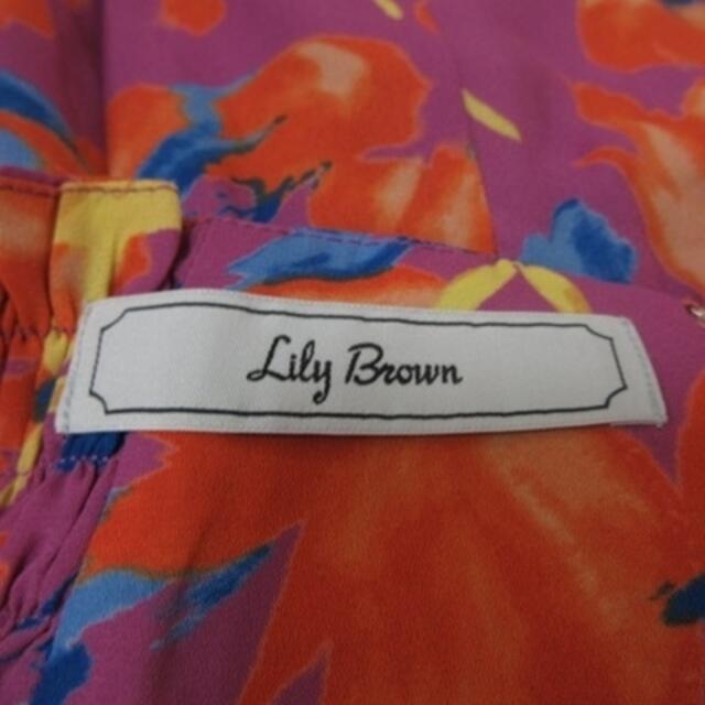 Lily Brown(リリーブラウン)のリリーブラウン Lily Brown フレアスカート ミニ ギャザー 総柄 マル レディースのレディース その他(その他)の商品写真