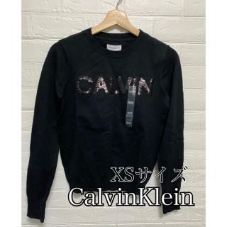 カルバンクライン(Calvin Klein)の海外限定　CalvinKlein ニットトレーナー　秋服　レディーストップス(トレーナー/スウェット)