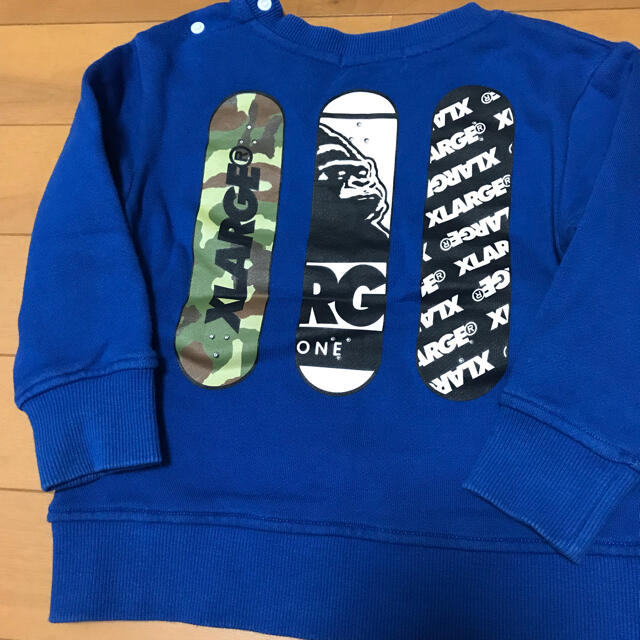 XLARGE(エクストララージ)のトレーナー キッズ/ベビー/マタニティのキッズ服男の子用(90cm~)(Tシャツ/カットソー)の商品写真