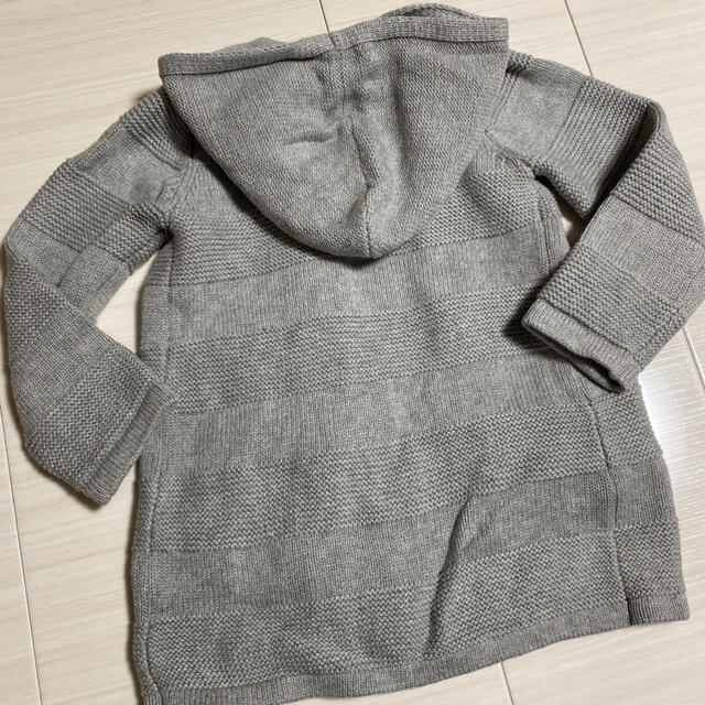 babyGAP(ベビーギャップ)の110サイズ　美品！babyGap  ニットカーディガンパーカー キッズ/ベビー/マタニティのキッズ服女の子用(90cm~)(カーディガン)の商品写真