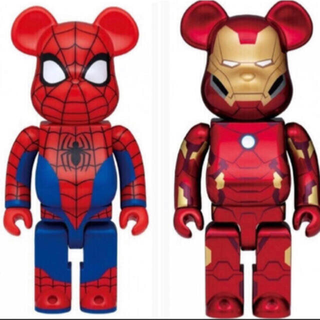 マーベルMARVEL Happyくじ BE@RBRICK ベアブリック　400%フィギュア