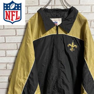 90s 古着 NFL 刺繍ロゴ ナイロンジャケット ビッグシルエット ゆるだぼ(ナイロンジャケット)