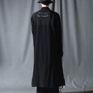 ヨウジヤマモト(Yohji Yamamoto)のYohoji yamamoto POUR HOMMEタキシードロングシャツコート(シャツ)