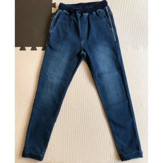 マックハウス(Mac-House)のNavy 150cm  デニムジョガーパンツ(パンツ/スパッツ)