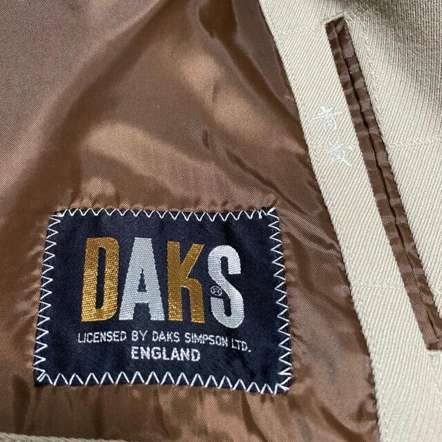 DAKS(ダックス)のDAKS　トレンチコート　ダック　ヴィンテージ　美品　格子模様　オーバーサイズ　 メンズのジャケット/アウター(トレンチコート)の商品写真