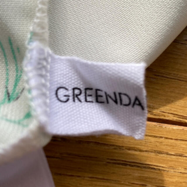 GREENDALE  GARNET   リーフ柄袖切り替えブラウス レディースのトップス(シャツ/ブラウス(長袖/七分))の商品写真