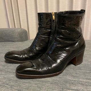 サンローラン(Saint Laurent)のYves Saint Laurent　ジョニーブーツ　ヒールブーツ 40黒(ブーツ)