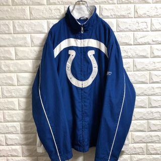 リーボック NFL COLTS ブルゾン フリースジャケット メンズXL相当