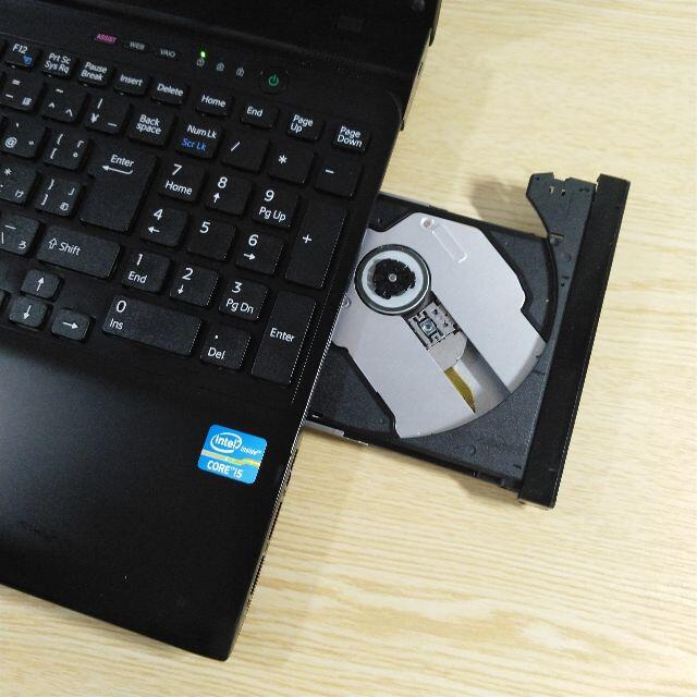 SONY SVE15 ノートパソコン i5 8GB 新品SSD DVD カメラ 5