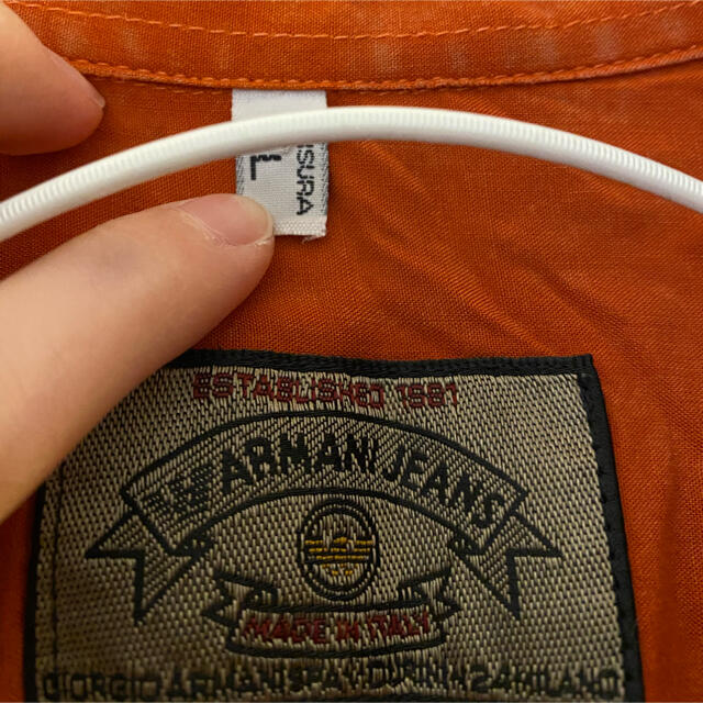 ARMANI JEANS(アルマーニジーンズ)の古着　オーバーシャツ メンズのトップス(シャツ)の商品写真