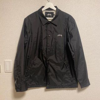 ステューシー(STUSSY)のアウター　STUSSY 黒　ジャケット　M(ナイロンジャケット)