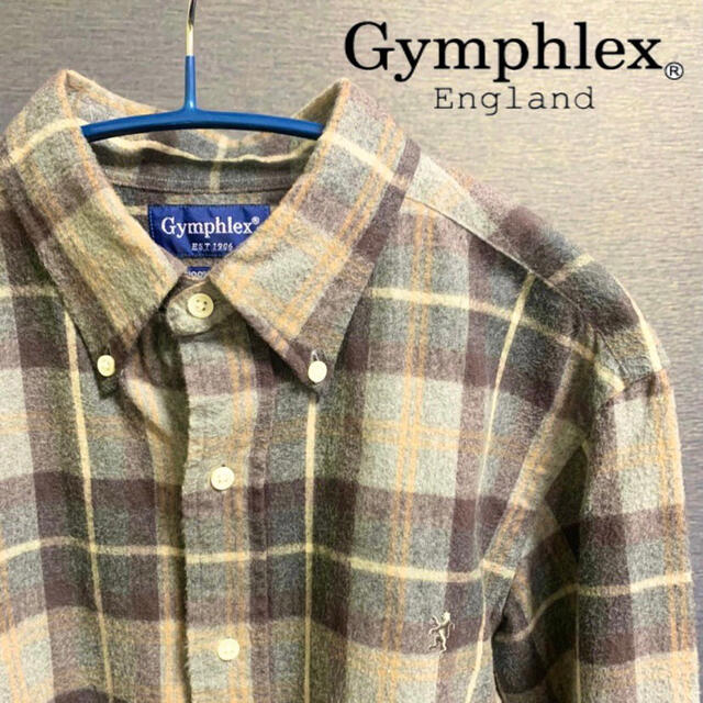 GYMPHLEX(ジムフレックス)のGymphlex ジムフレックス　チェックシャツ　Mサイズ メンズのトップス(シャツ)の商品写真