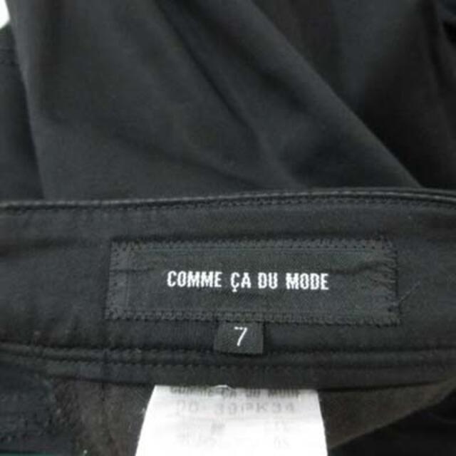 COMME CA DU MODE(コムサデモード)のコムサデモード COMME CA DU MODE クロップドパンツ 7 黒 ブラ レディースのレディース その他(その他)の商品写真