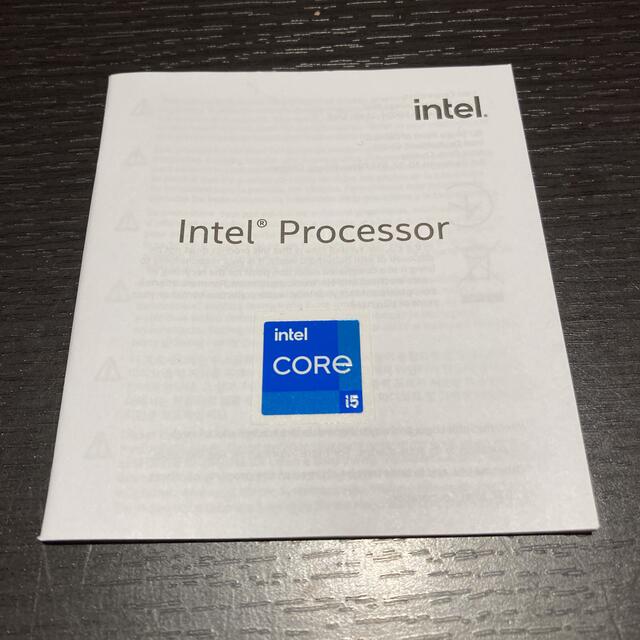 CPU intel core i5 11400F ほぼ新品・保証書付き