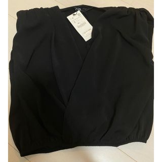 ザラ(ZARA)のノースリーブ　トップス(シャツ/ブラウス(半袖/袖なし))