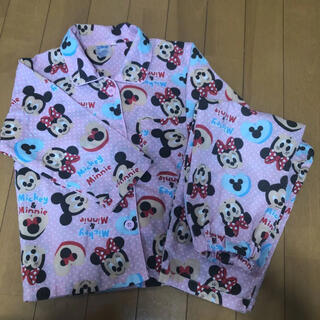 ディズニー(Disney)の子供服　ディズニー　長袖　ミキミニパジャマ　100cm(パジャマ)