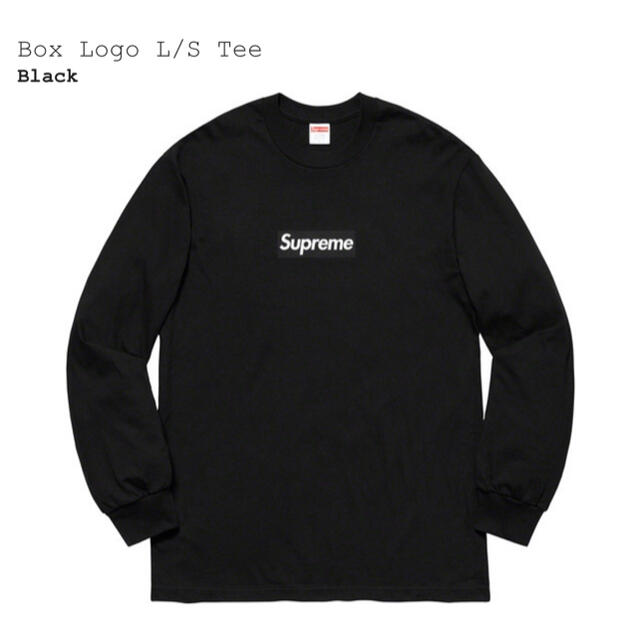 FW20 Supreme Box Logo L/S Tee Black XL FW20 Supreme Box Logo L/S Tee Black XL