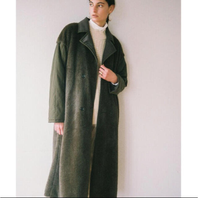 STUDIOUS(ステュディオス)のCLANE REVERSIBLE MILITARY LONG COAT コート レディースのジャケット/アウター(ロングコート)の商品写真