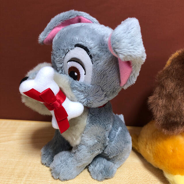 Disney(ディズニー)の美品　ディズニー　ぬいぐるみ　ワンワン物語　人形　トランプ　レディ　 エンタメ/ホビーのおもちゃ/ぬいぐるみ(ぬいぐるみ)の商品写真