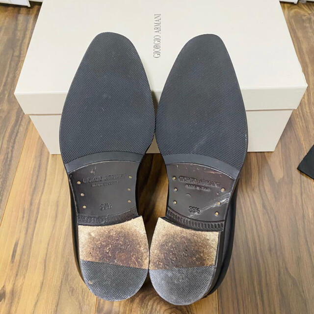 Giorgio Armani(ジョルジオアルマーニ)のARMANI ジョルジオアルマーニ レザー　ビジネスシューズ　革靴　アルマーニ メンズの靴/シューズ(ドレス/ビジネス)の商品写真