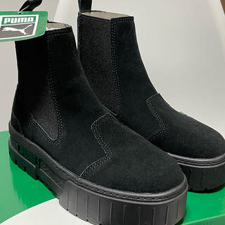 プーマ(PUMA)のMAYZE CHELSEA SUEDE WNS  puma black(ブーツ)