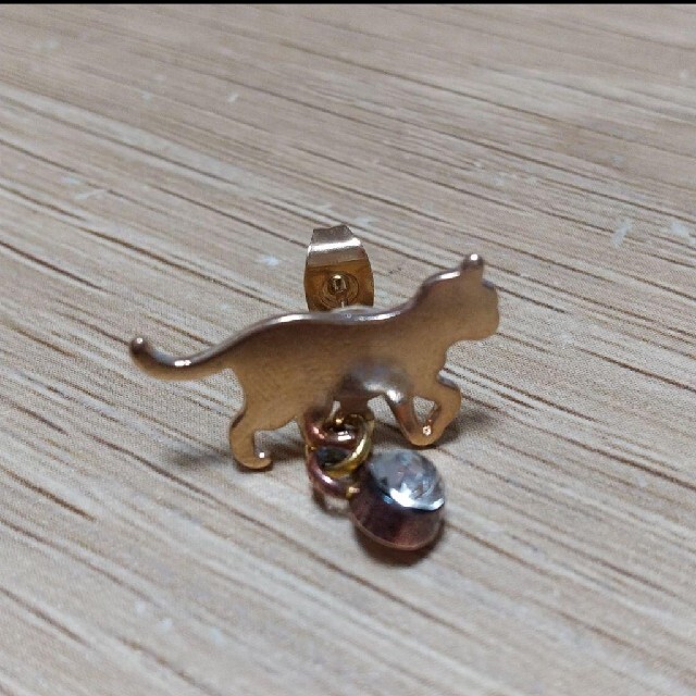 ＜ハンドメイド＞猫 ピアス B ハンドメイドのアクセサリー(ピアス)の商品写真