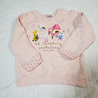 ミキハウス(mikihouse)のミキハウス トレーナー ピンク 100(Tシャツ/カットソー)