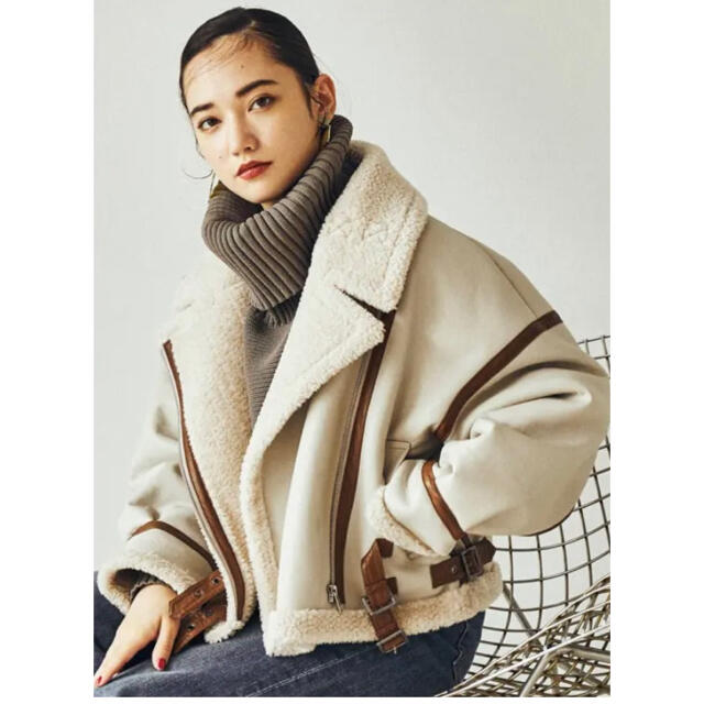 MURUA ベルトフェイクムートンブルゾン www.shopsensepromotions.com.au