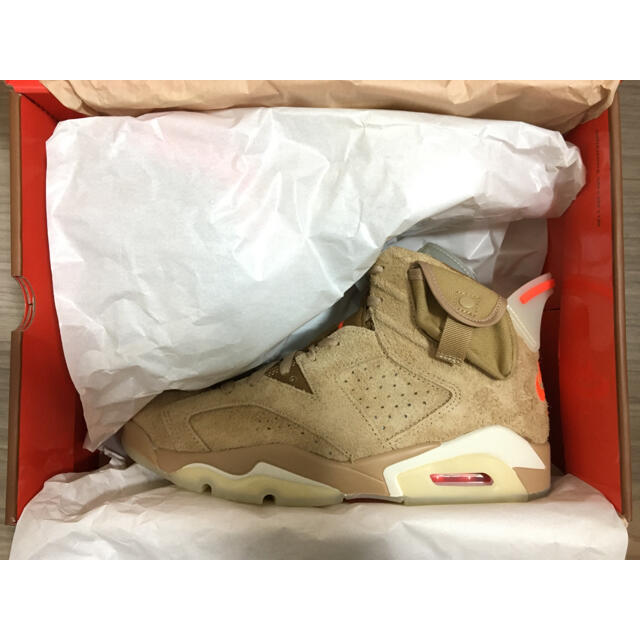 NIKE(ナイキ)のTRAVIS SCOTT × NIKE AIR JORDAN 6 25.5cm メンズの靴/シューズ(スニーカー)の商品写真