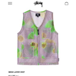 ステューシー(STUSSY)のstussy メッシュベスト(ベスト)