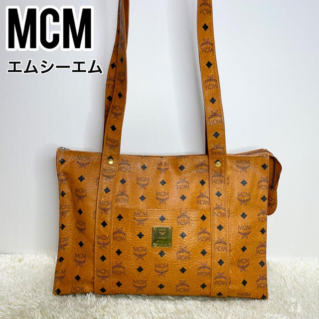 MCM エムシーエム トートバッグ　ブラウン